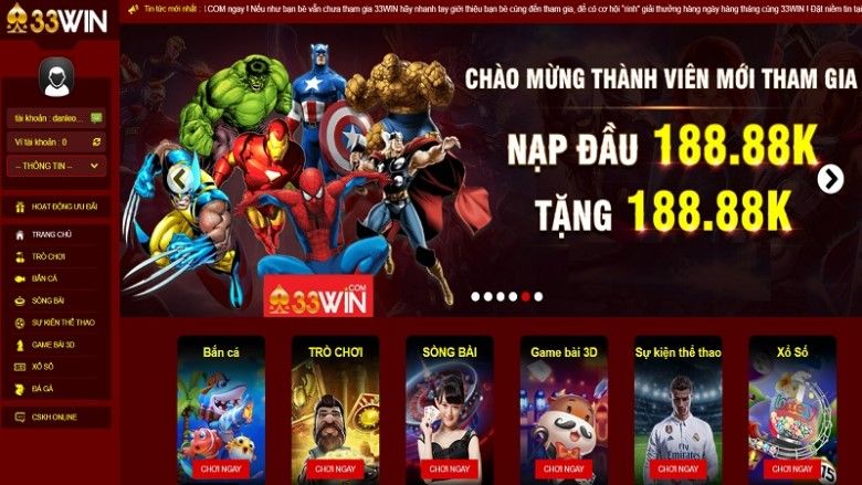 giới thiệu 33win